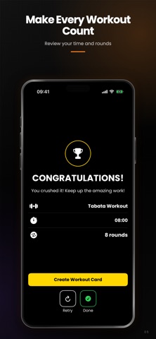 TimerFlex: WOD, Interval Timer Screenshot 5 of 6