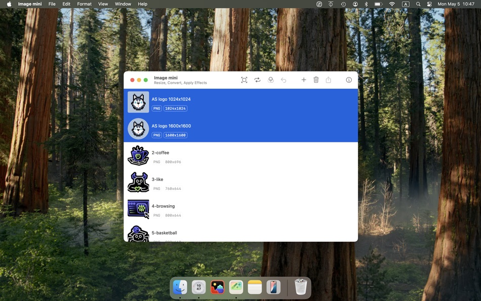 #1. Image mini (macOS) 由: Kai Luo
