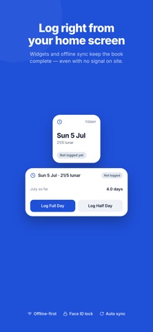 TimeKeep - Lunar Timesheet Screenshot 6 of 6