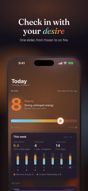 Kairos - Intimacy Tracker screenshot 1