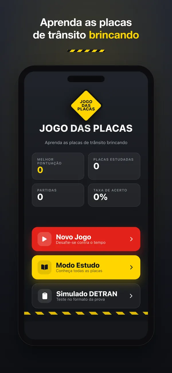 Screenshot #1 pour Jogo das Placas de Trânsito
