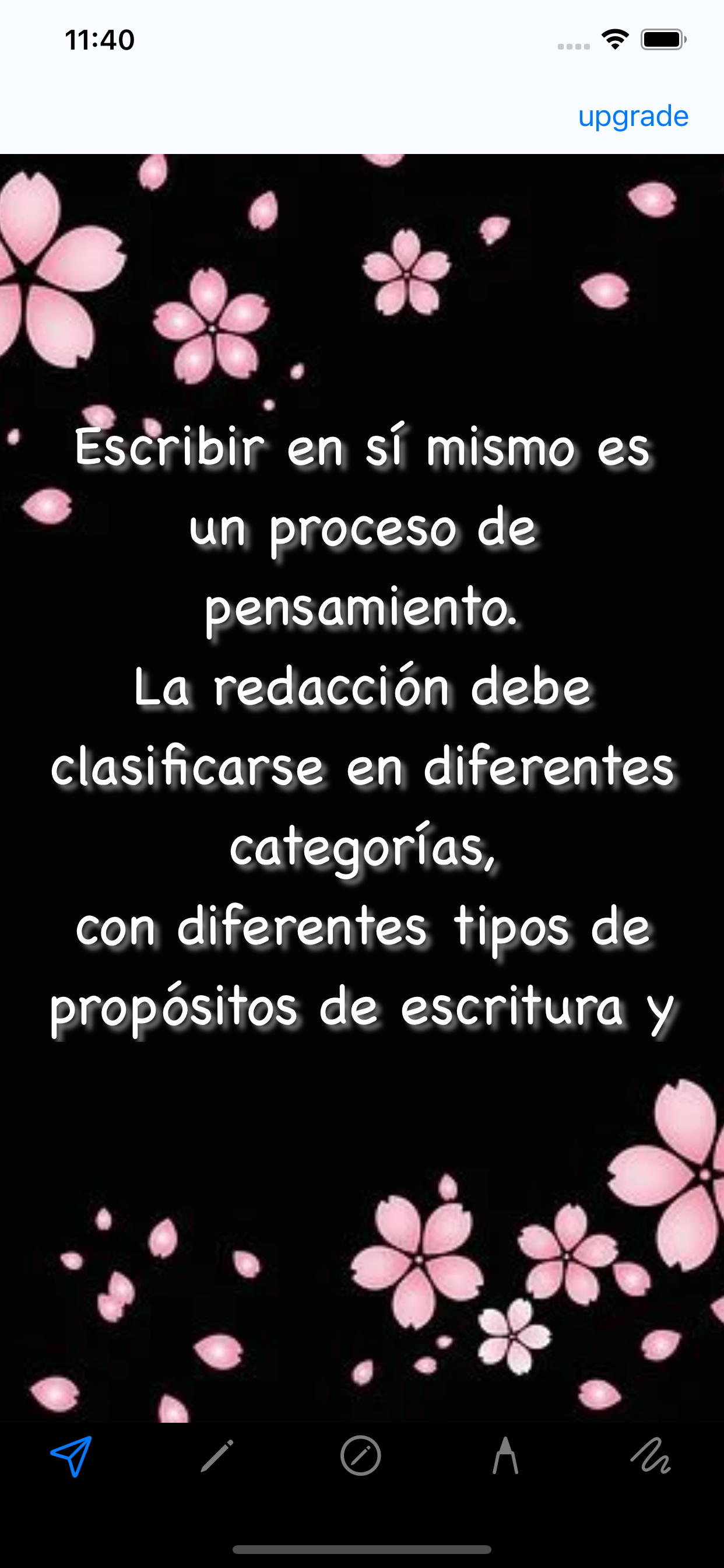 Excelente redacción
