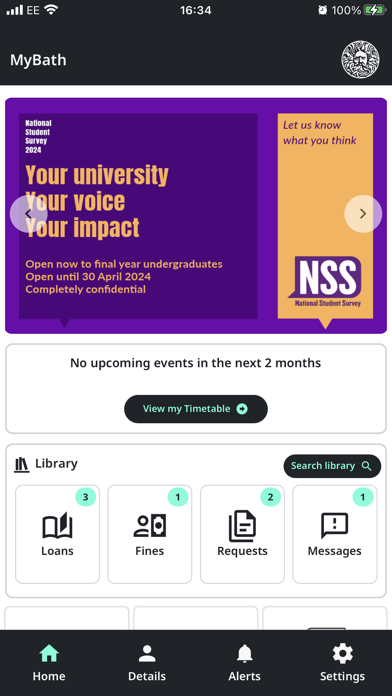 University of Bath Screenshot