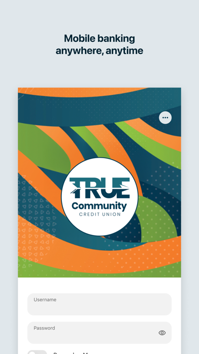 TRUE Community Digital Banking Screenshot