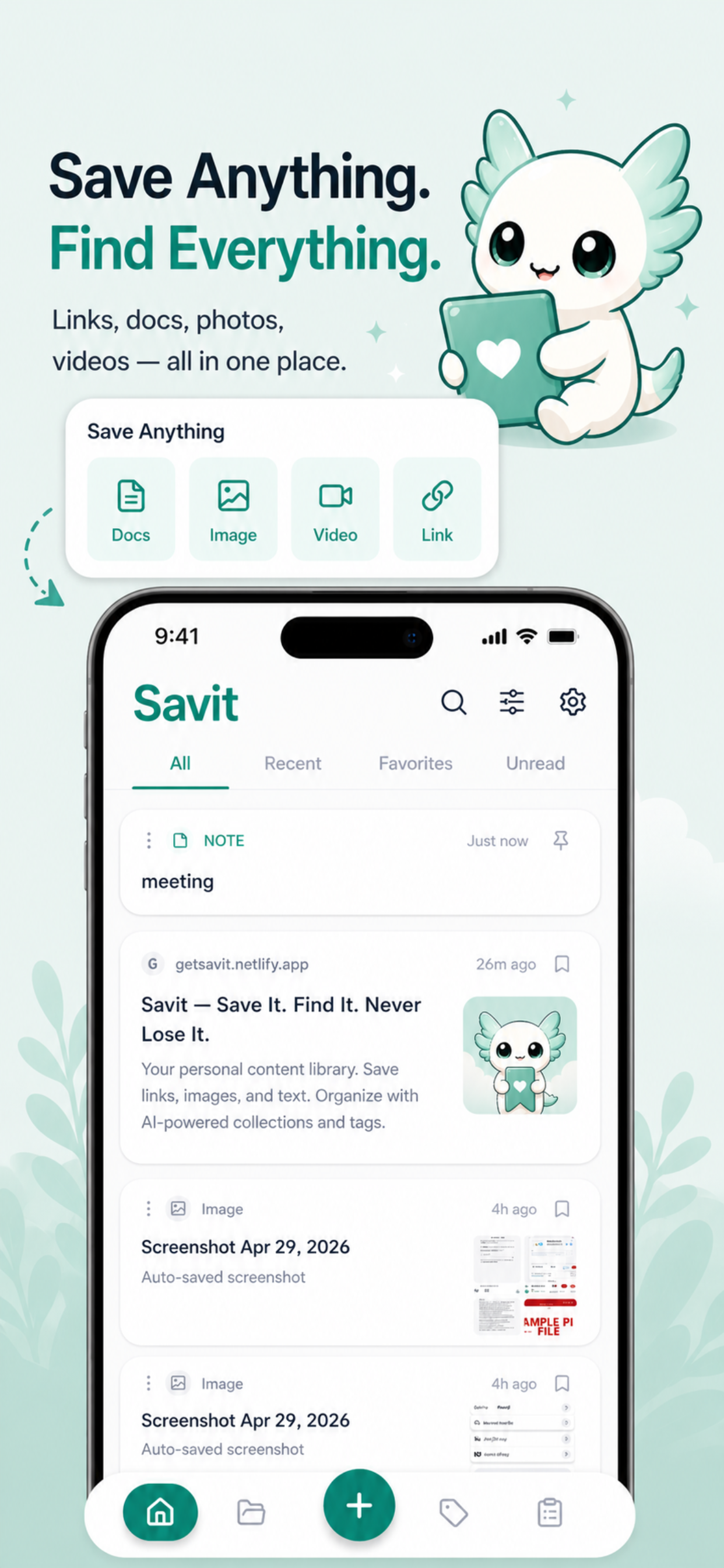 Savit – Save It Later Bookmark