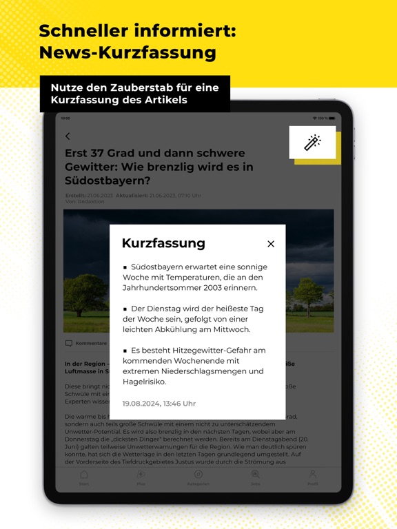 mangfall24.de iPad screenshot 6 - News app