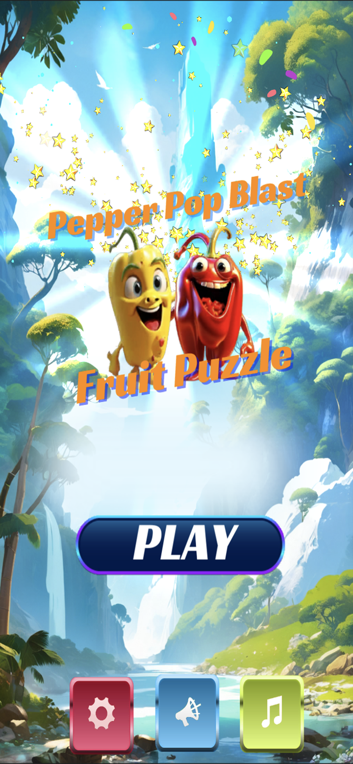 Pepper Pop Blast Fruit Puzzle screenshot 6