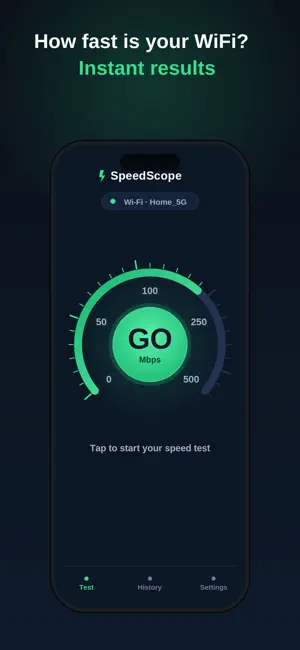 SpeedScope: Wifi Speed Test screenshot 4