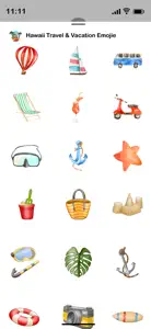 Hawaii Travel & Vacation Emoji screenshot #3 for iPhone