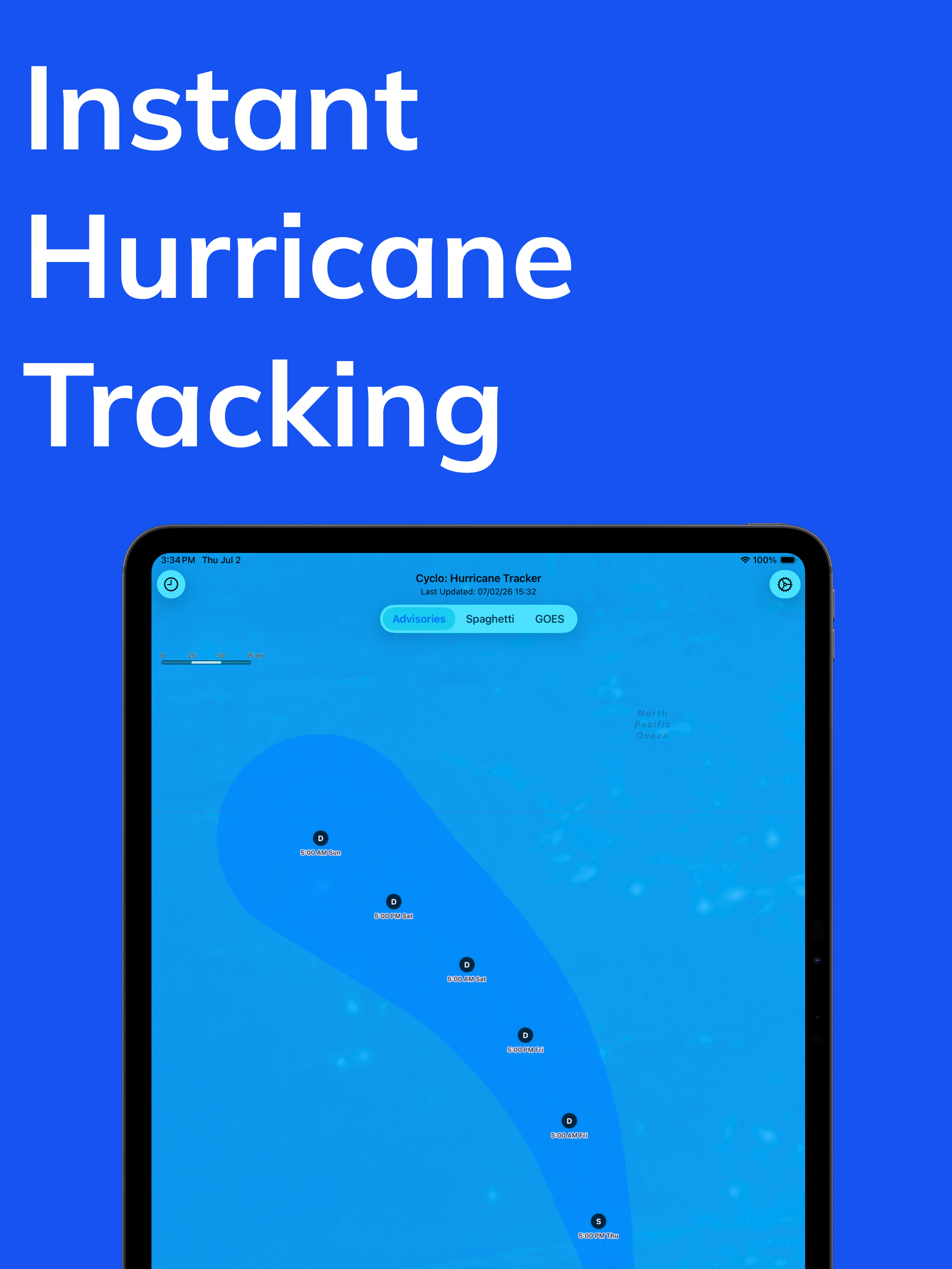 NHC Hurricane Tracker: Cyclo screenshot 10