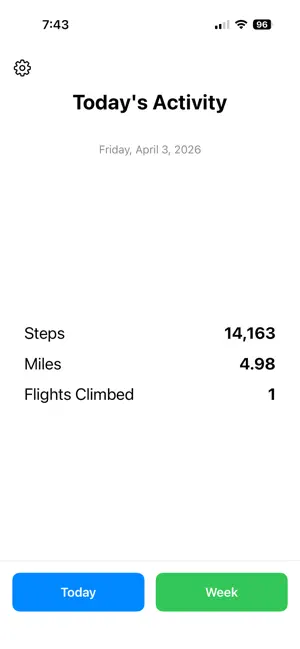 GoGo Steps Tracker screenshot 1