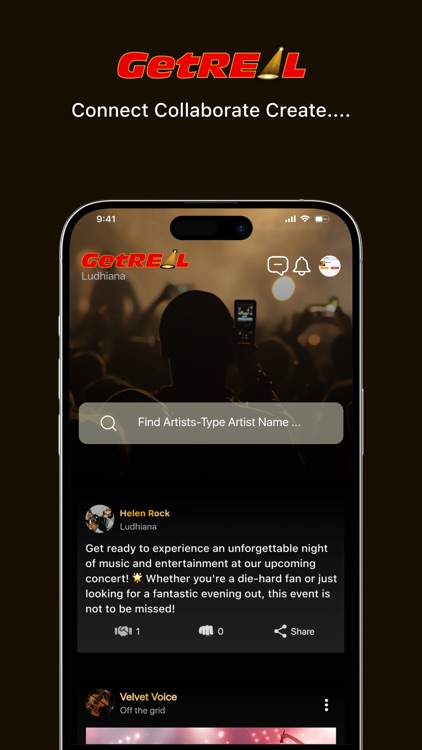 GetREAL-Artist Booking App