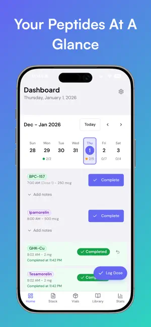 PepBuddy: Peptide Tracker screenshot 1
