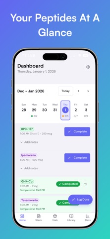 PepBuddy: Peptide Tracker Screenshot 1 of 7
