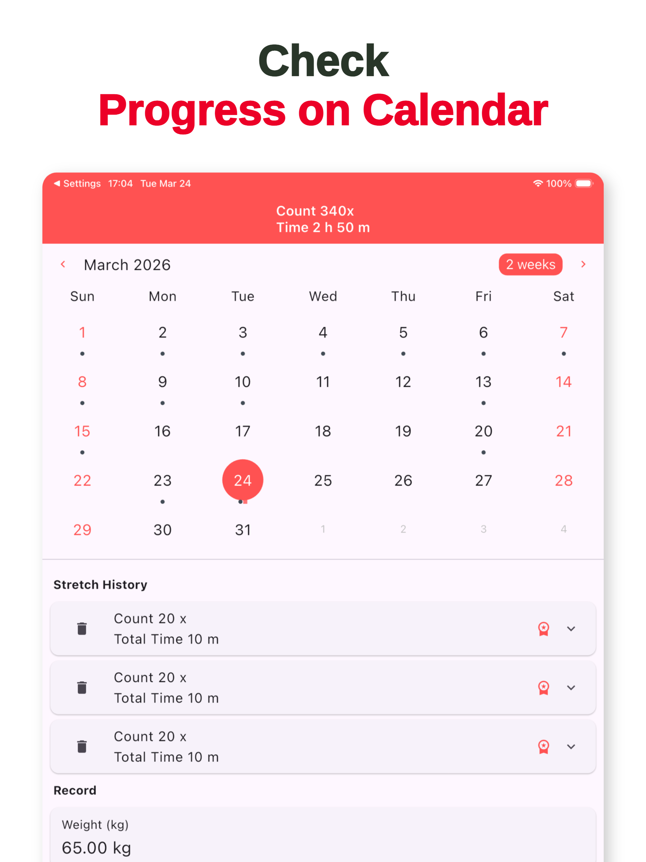 Stretch Timer Interval HIIT