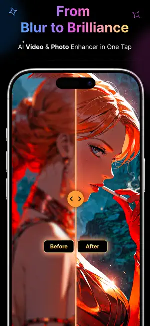 Unblur X - AI Photo Enhancer screenshot 1