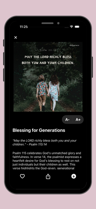 Daily Verse Devotional Screenshot 3 of 5