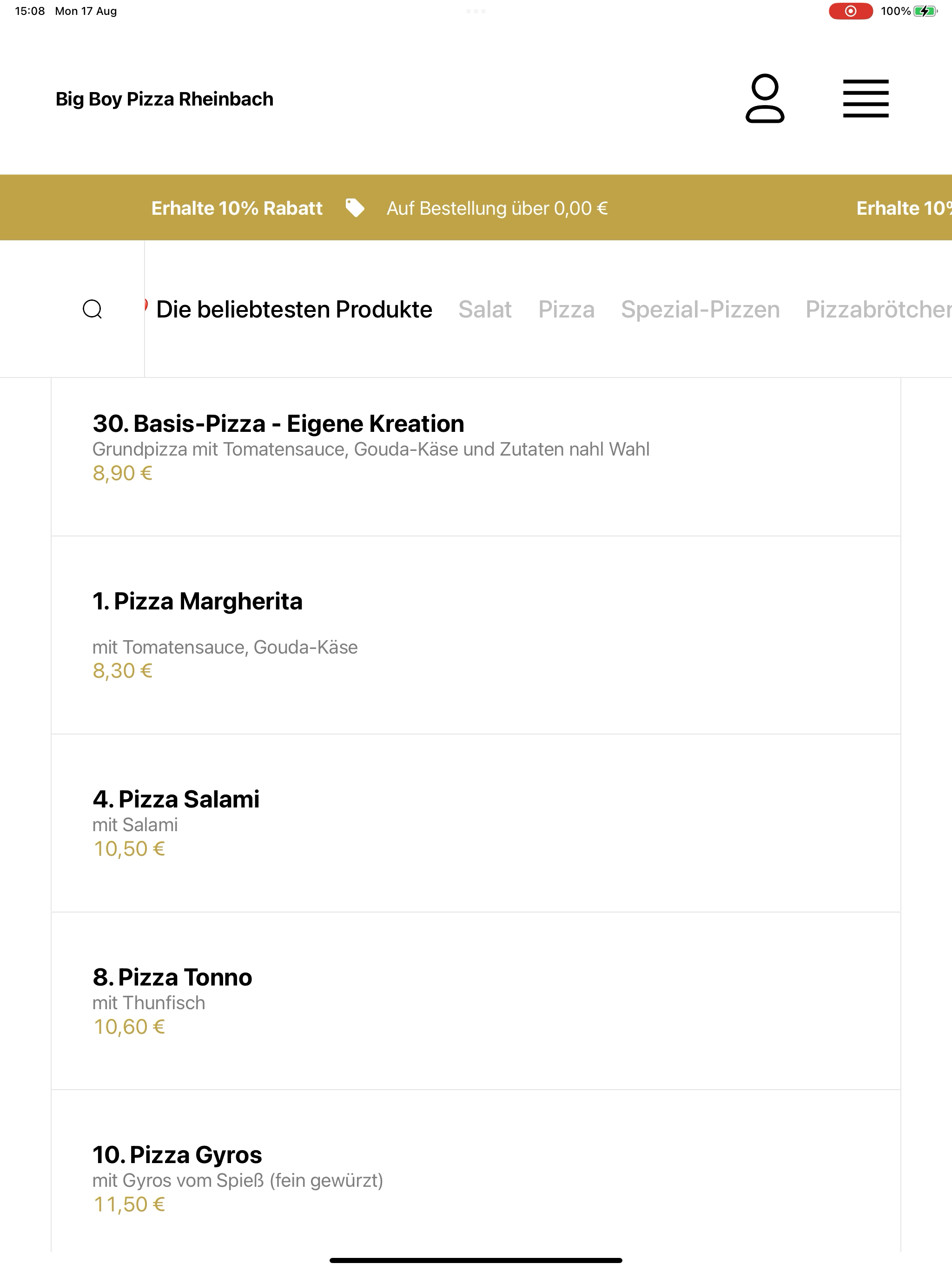 Big Boy Pizza Rheinbach screenshot 13
