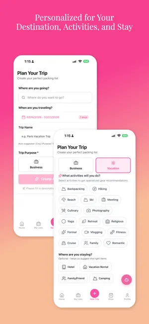 TravelGlam: AI Packing List screenshot 4