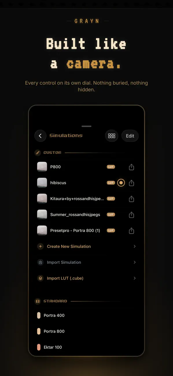 Screenshot #3 pour Grayn: Analog Film Camera