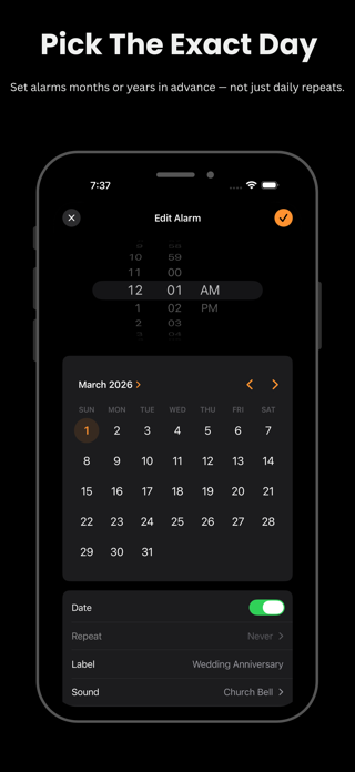 Date Alarm Clock Screenshot 2 of 5