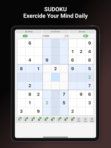 Sudoku Puzzle Master Game iPad screenshot
