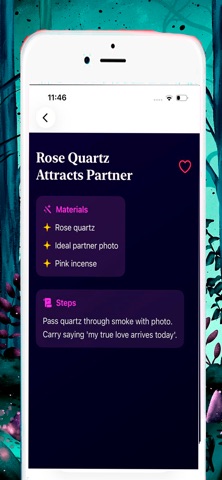 Grimoire: Spells and Tarot iPhone screenshot