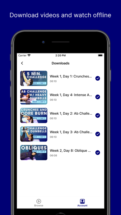 ClubSweat Digital Screenshot