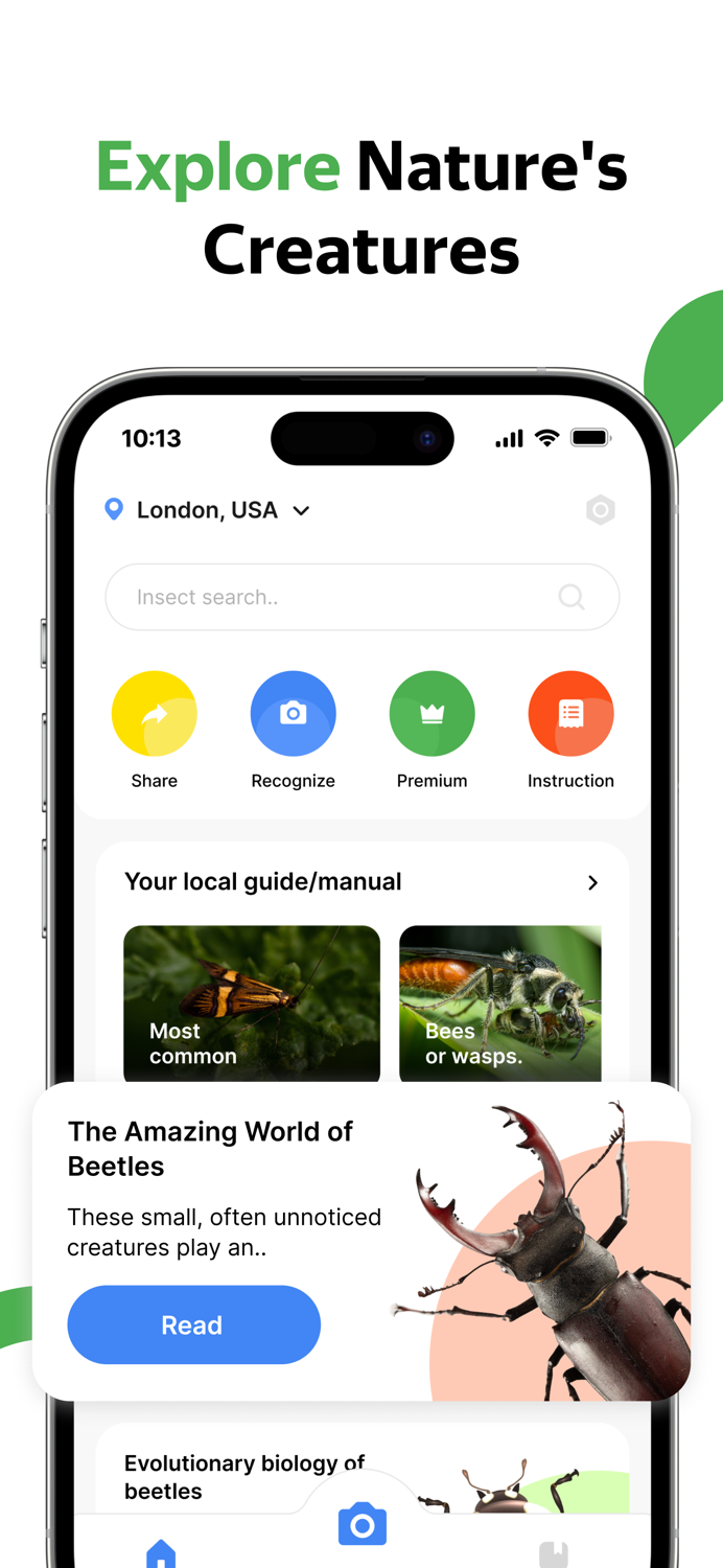 Bug Identifier, ID Finder App