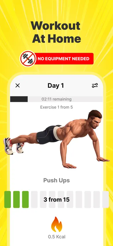 Home Workout: 30 Day Challenge screenshot 3