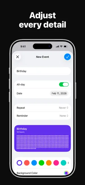 Countdown X: Event Counter screenshot 4