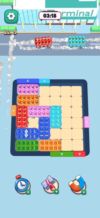 Color Block Rush: Traffic Sort Screenshot 1 of 6