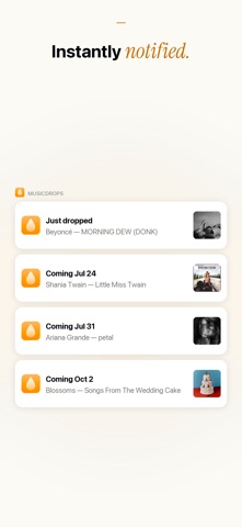 MusicDrops screenshot