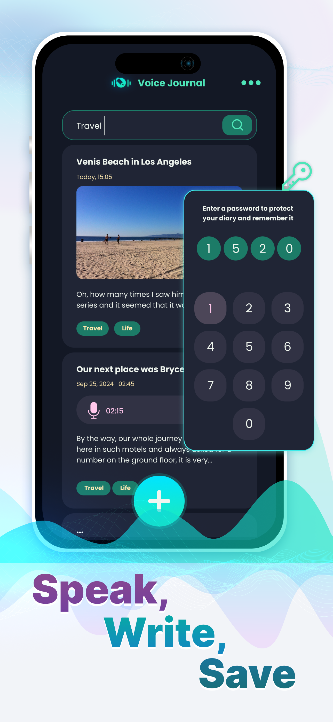 Voice Journal: speak your mind