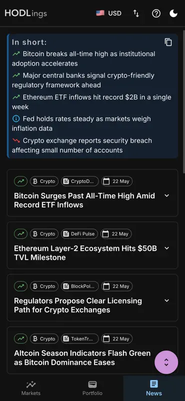 HODLings: Private Coin Tracker screenshot 7 of 7