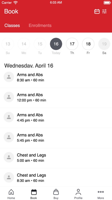 RedZone Fitness Decatur iPhone screenshot 2 - Health & Fitness app