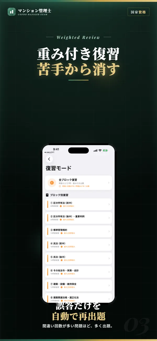Screenshot #3 pour マンション管理士 試験対策｜問題集