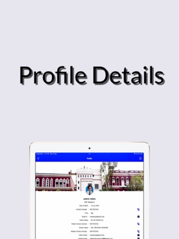 Thakkar High School iPad screenshot