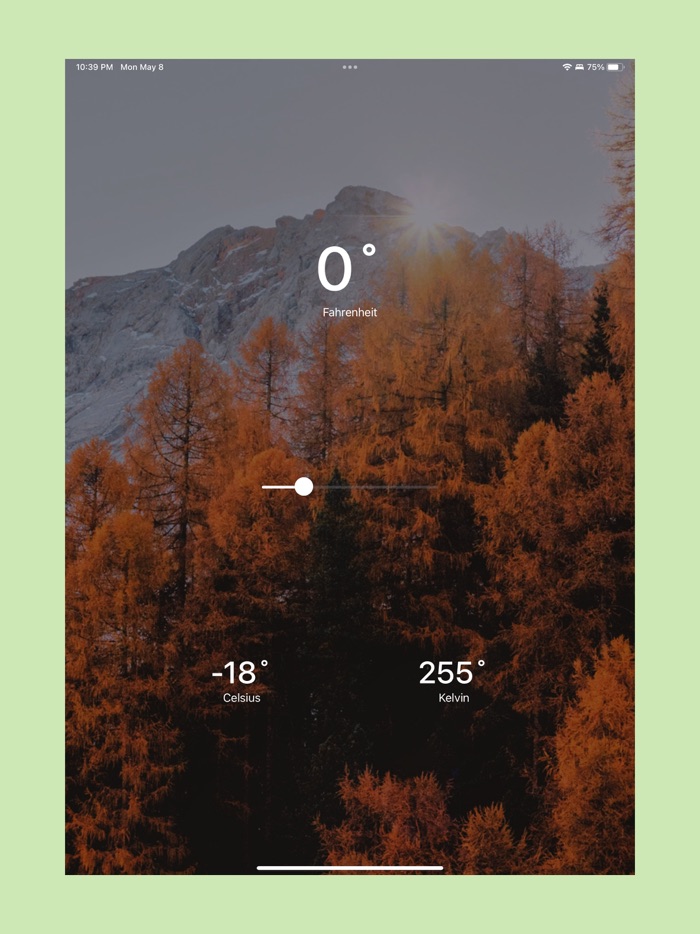 Fahrenheit to Celsius Kelvin