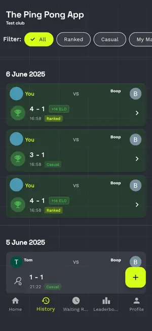 The Ping Pong App screenshot 3