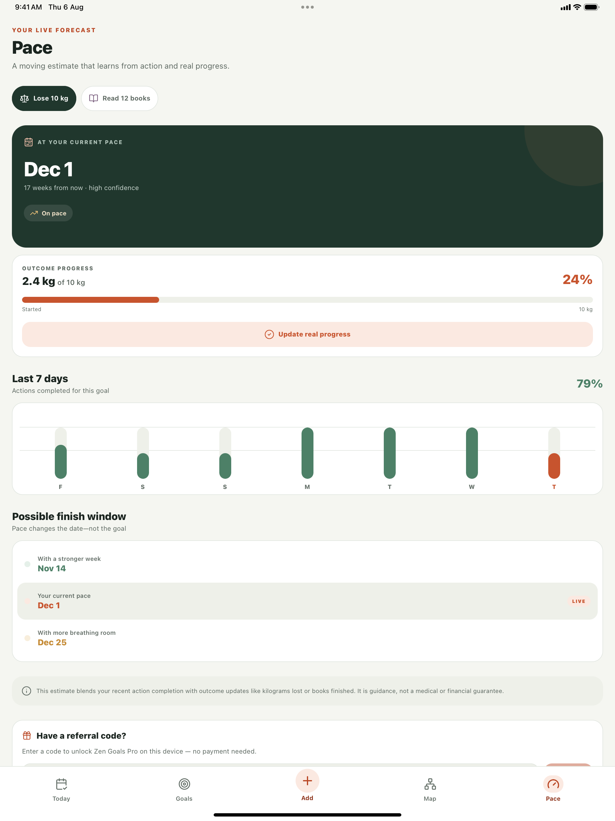 Goal Tracker: Zen Goals screenshot 9