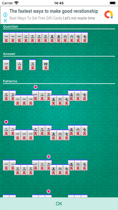 Required Mahjong Tiles Screenshot