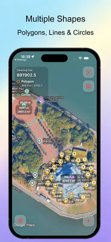 Planimeter Pro for map measure screenshot 3 of 9
