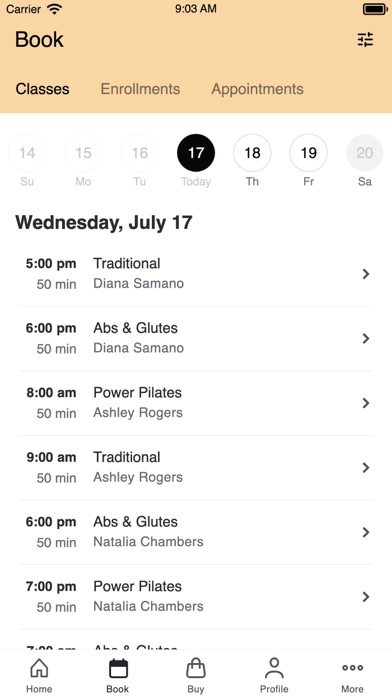 Reform Pilates LA Screenshot
