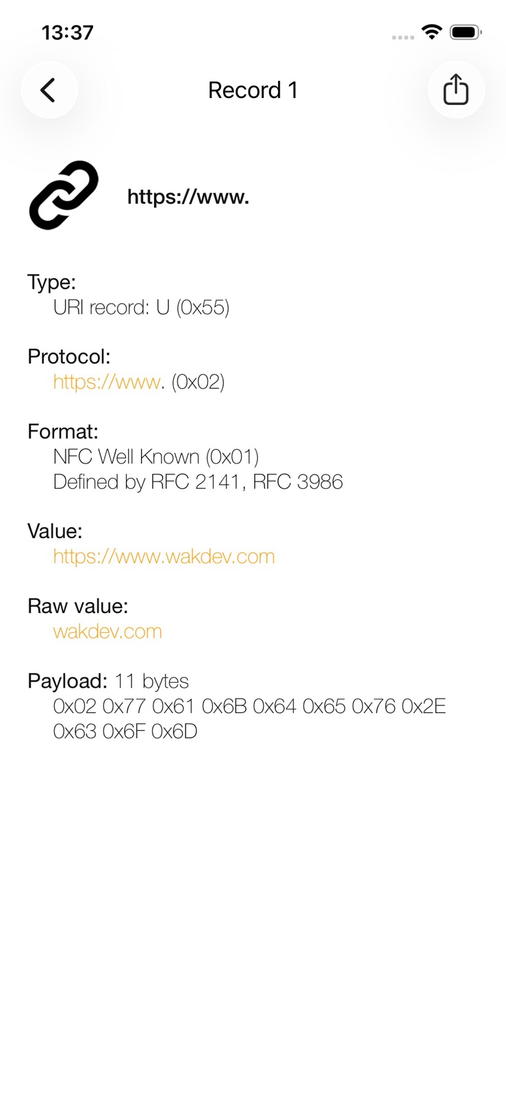 NFC Tools iphone screenshot 3