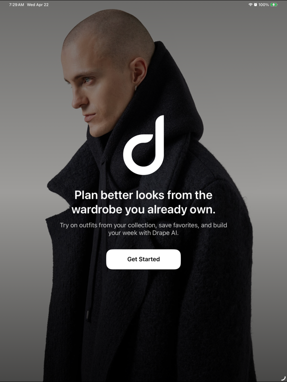 Drape AI iPad screenshot