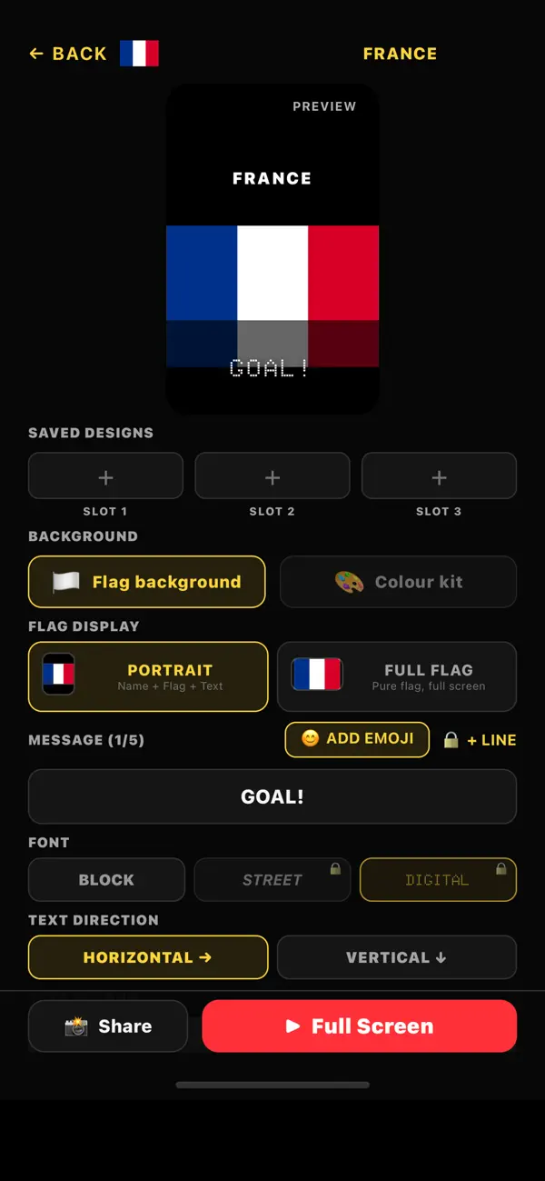 Screenshot #3 pour GoalFlash