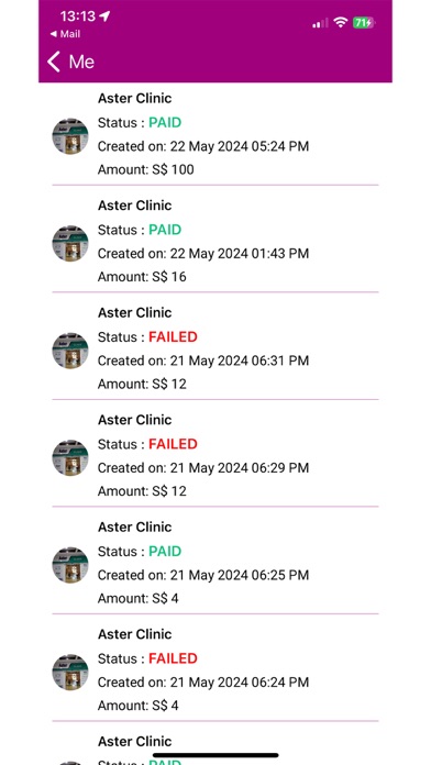 iMedic Patient Screenshot