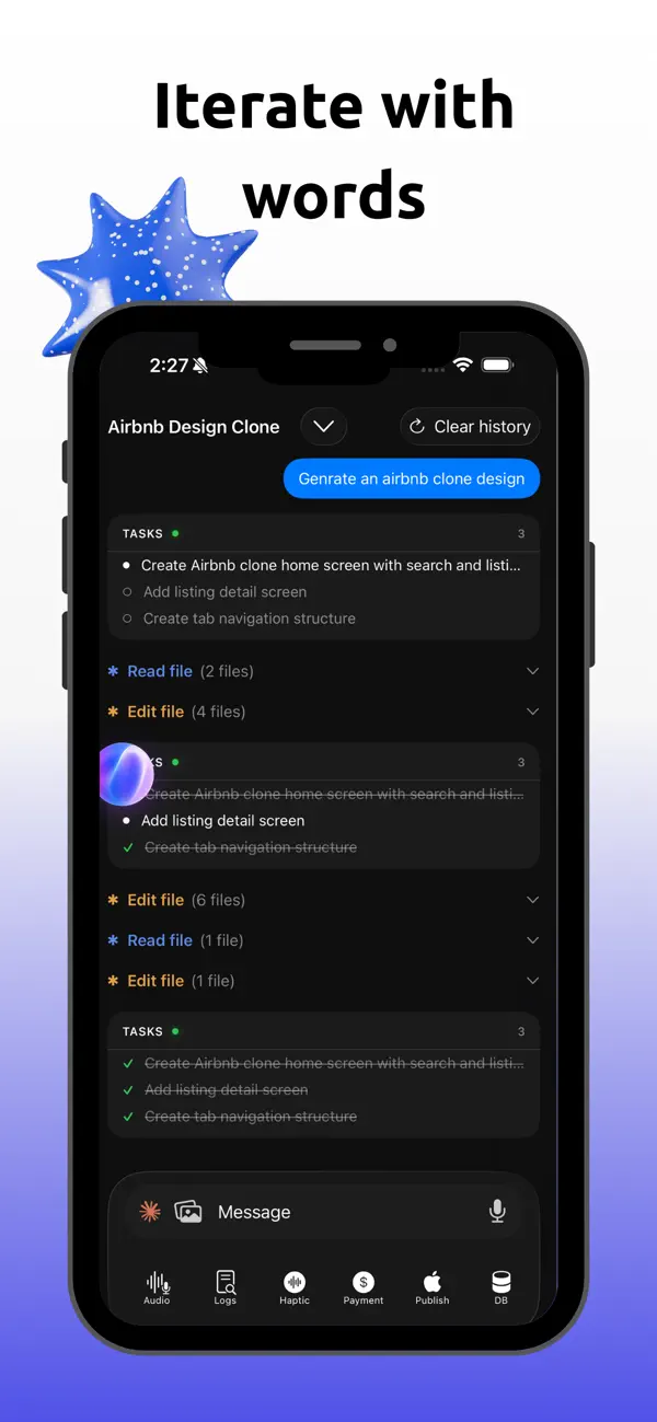#3. Vibra Code | AI App Builder (iOS) Ved: Sedki Yousif