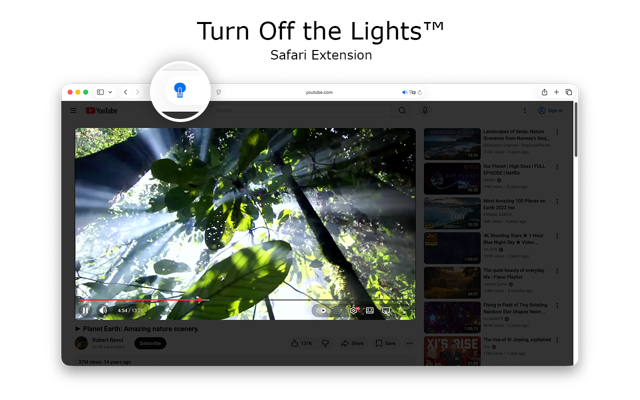 Turn Off the Lights for Safari screenshot 18